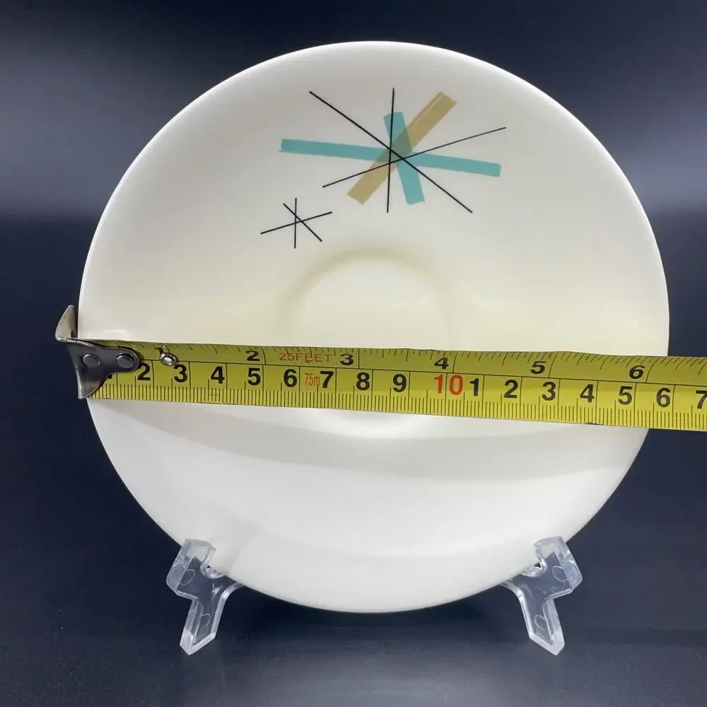 Set of 4 Mid Century Salem North Star Atomic Starburst 6.25